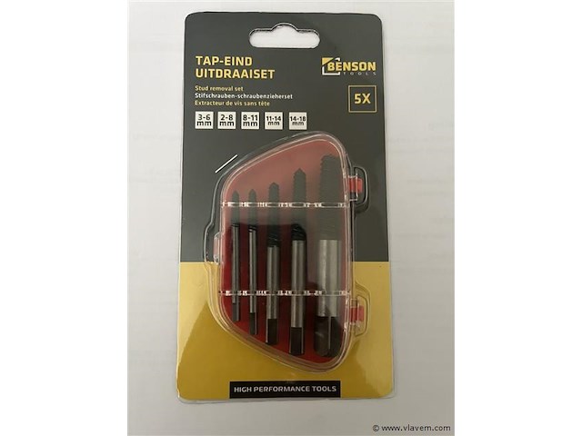 5 delige tap uitdraaiset - afbeelding 1 van  2