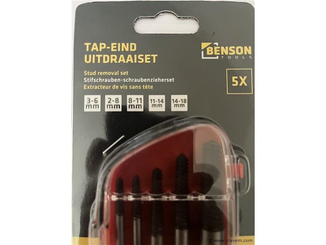 5 delige tap uitdraaiset - afbeelding 2 van  2