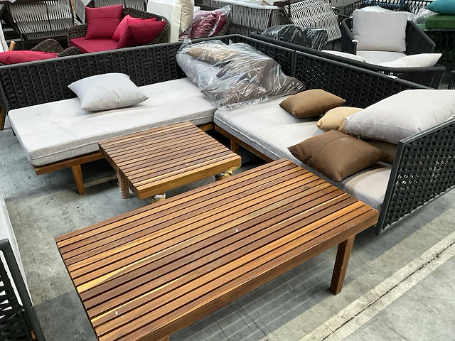 5-delige teakhouten loungeset liv•out - afbeelding 1 van  8