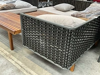 5-delige teakhouten loungeset liv•out - afbeelding 3 van  8