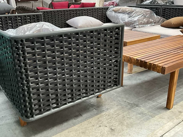 5-delige teakhouten loungeset liv•out - afbeelding 4 van  8