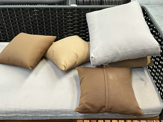 5-delige teakhouten loungeset liv•out - afbeelding 5 van  8