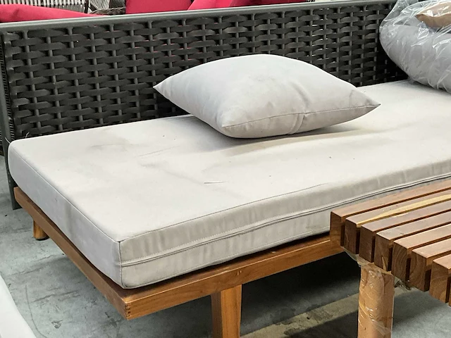 5-delige teakhouten loungeset liv•out - afbeelding 7 van  8
