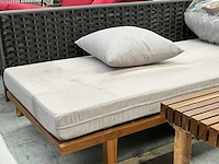 5-delige teakhouten loungeset liv•out - afbeelding 7 van  8