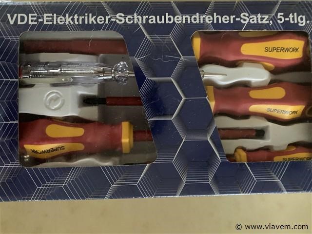 5-delige vde schroevendraaier set - afbeelding 1 van  3
