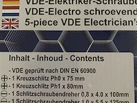 5-delige vde schroevendraaier set - afbeelding 3 van  3