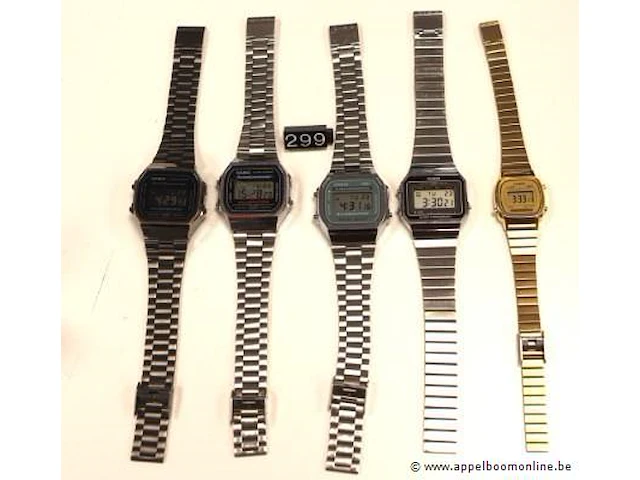 5 digitale horloges casio - afbeelding 1 van  3
