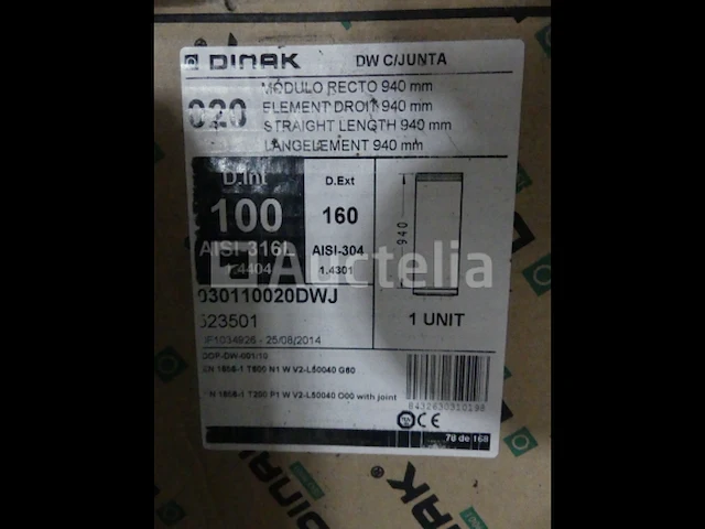 5 dinak dubbelwandige schoorsteenkanalen - afbeelding 3 van  3