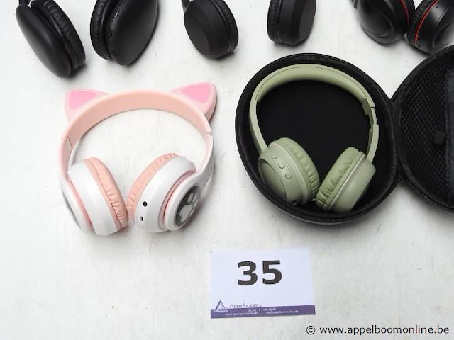 5 div headphones, zonder kabels, werking niet gekend - afbeelding 3 van  3