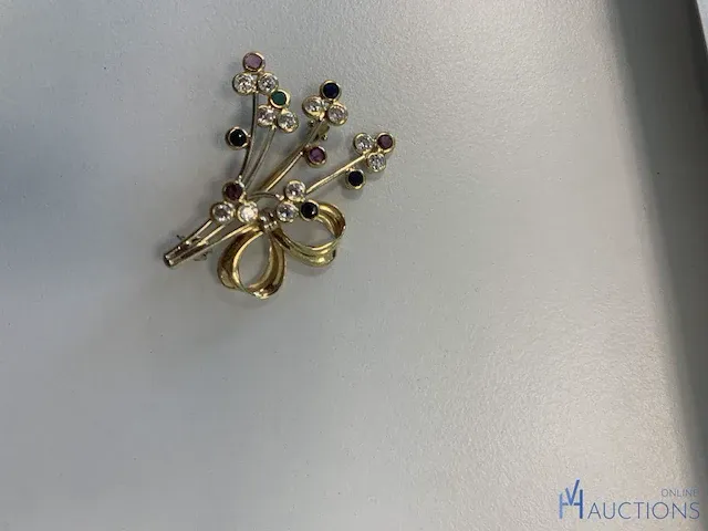 5 diverse broches compleet met accessoire - afbeelding 12 van  12