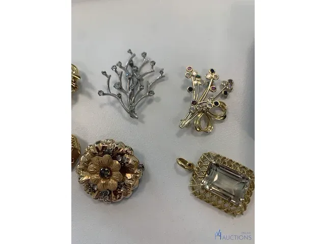 5 diverse broches compleet met accessoire - afbeelding 3 van  12