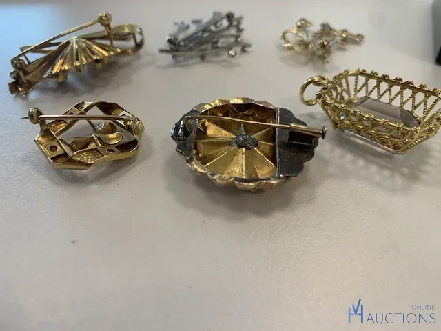 5 diverse broches compleet met accessoire - afbeelding 5 van  12