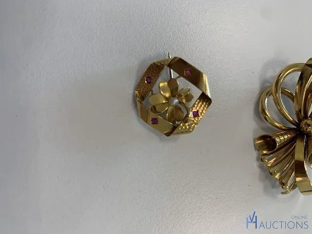 5 diverse broches compleet met accessoire - afbeelding 8 van  12