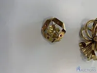 5 diverse broches compleet met accessoire - afbeelding 8 van  12