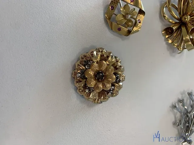 5 diverse broches compleet met accessoire - afbeelding 9 van  12