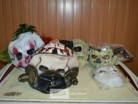 5 diverse halloween maskers - afbeelding 1 van  4