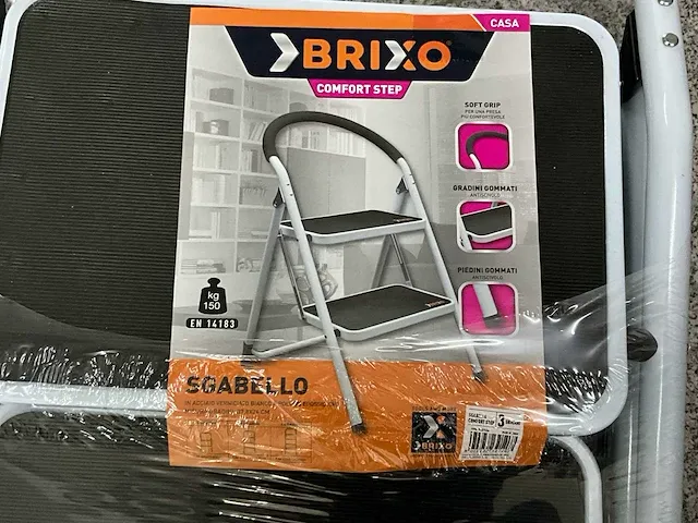5 diverse metalen trapladders brixo - afbeelding 2 van  3