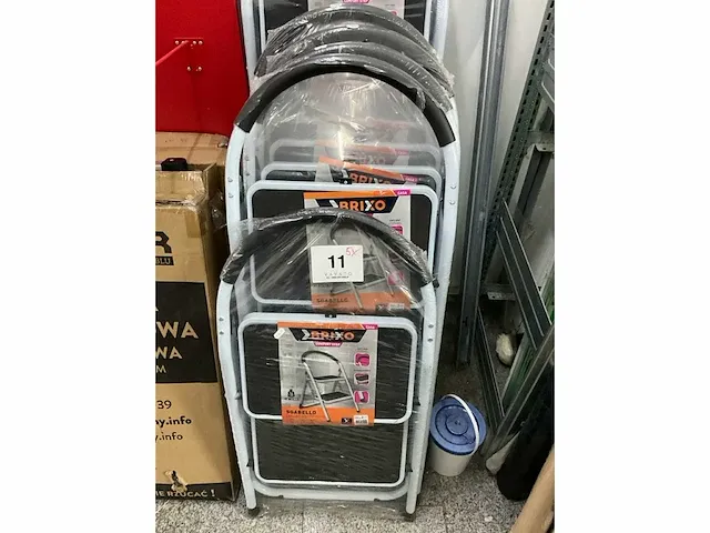 5 diverse metalen trapladders brixo - afbeelding 3 van  3