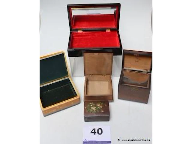 5 diverse opbergdoosjes - afbeelding 4 van  4