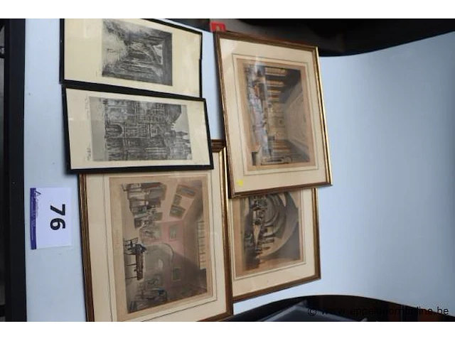 5 diverse wandplaten - afbeelding 1 van  4