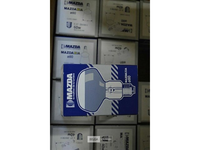 5 dozen lampen mazda 60w - afbeelding 2 van  3