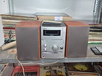 5 dozen met diverse cds, stereo sony cmt-cpx11 - afbeelding 1 van  7