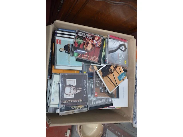 5 dozen met diverse cds, stereo sony cmt-cpx11 - afbeelding 3 van  7