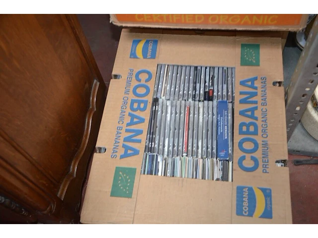 5 dozen met diverse cds, stereo sony cmt-cpx11 - afbeelding 4 van  7