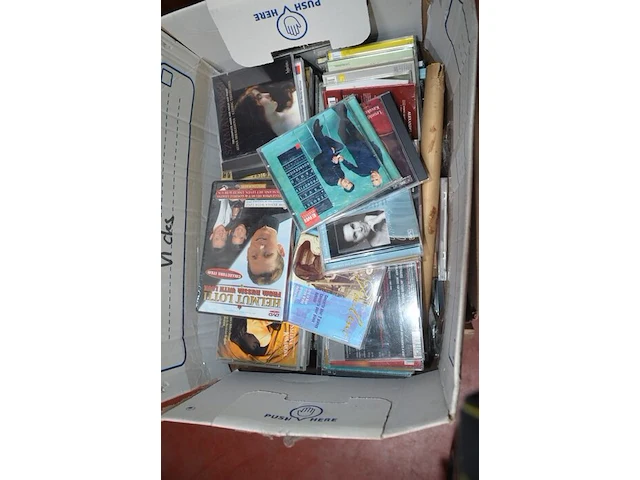 5 dozen met diverse cds, stereo sony cmt-cpx11 - afbeelding 5 van  7