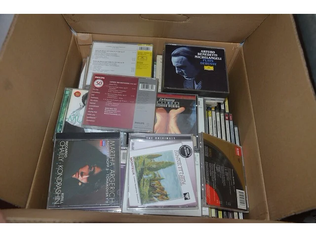 5 dozen met diverse cds, stereo sony cmt-cpx11 - afbeelding 7 van  7