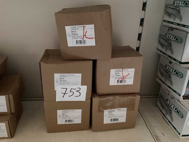 5 dozen moer ringen - afbeelding 1 van  6