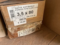 5 dozen nagels; platte kop - afbeelding 5 van  5