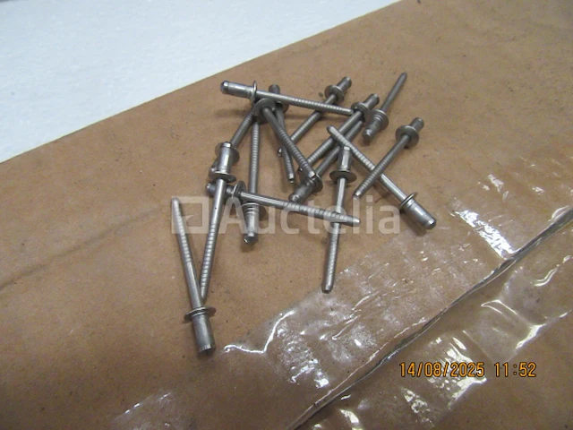 5 dozen roestvrijstalen popnagels - afbeelding 1 van  4