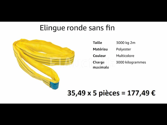 5 eindloze rondstroppen 2 m 3000 kg - afbeelding 1 van  1