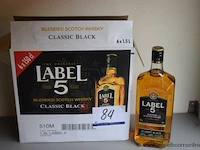 5 flessen à 1,5ltr whisky label 5 40% - afbeelding 1 van  3