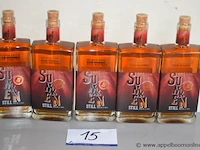 5 flessen à 50cl whiskey sunken still / filliers 45,5% - afbeelding 1 van  2