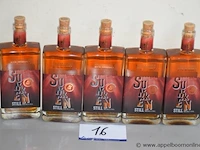 5 flessen à 50cl whiskey sunken still / filliers 45,5% - afbeelding 1 van  2