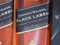 5 flessen à 700ml whiskey johnnie walker black label, 47% - afbeelding 2 van  2