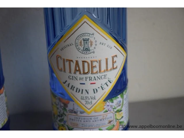 5 flessen à 70cl gin citadelle 41% - afbeelding 2 van  2