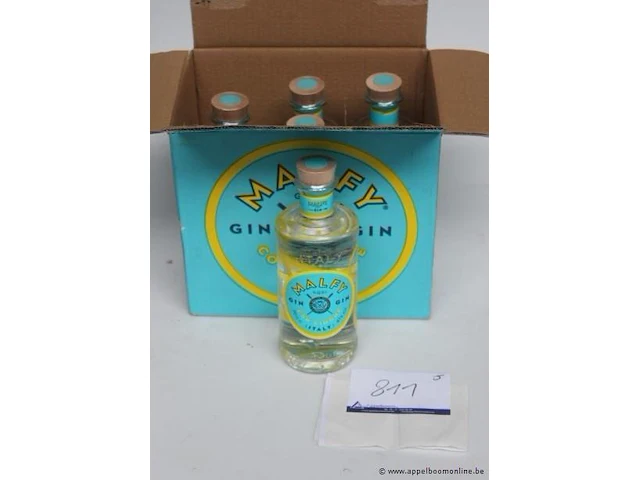 5 flessen à 70cl gin malfy 41% - afbeelding 1 van  4