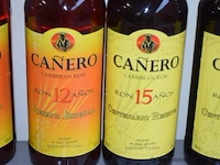 5 flessen à 70cl rum canero 3x15yr, 2x 12yr 45% - afbeelding 2 van  2