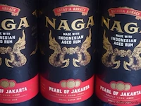 5 flessen à 70cl rum naga pearl of jakarta 42,7% - afbeelding 2 van  3