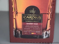 5 flessen à 70cl whiskey gouden carolus sherry oak 46% - afbeelding 2 van  2