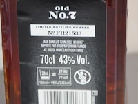 5 flessen à 70cl whiskey jack daniels no7 43% - afbeelding 2 van  2