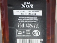 5 flessen à 70cl whiskey jack daniels no7 - afbeelding 2 van  2