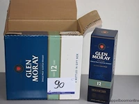 5 flessen à 70cl whisky glen moray 12yr 40% - afbeelding 1 van  2