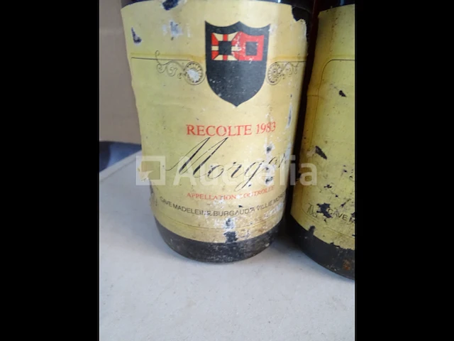 5 flessen beaujolais (morgon, saint-amour) 1983 - afbeelding 4 van  7
