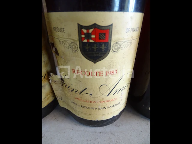 5 flessen beaujolais (morgon, saint-amour) 1983 - afbeelding 6 van  7