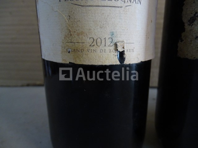 5 flessen bordeaux pessac-leognan l'inédit 2012 - afbeelding 3 van  4