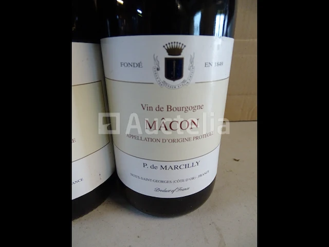 5 flessen bourgogne macon 2012 - afbeelding 2 van  4